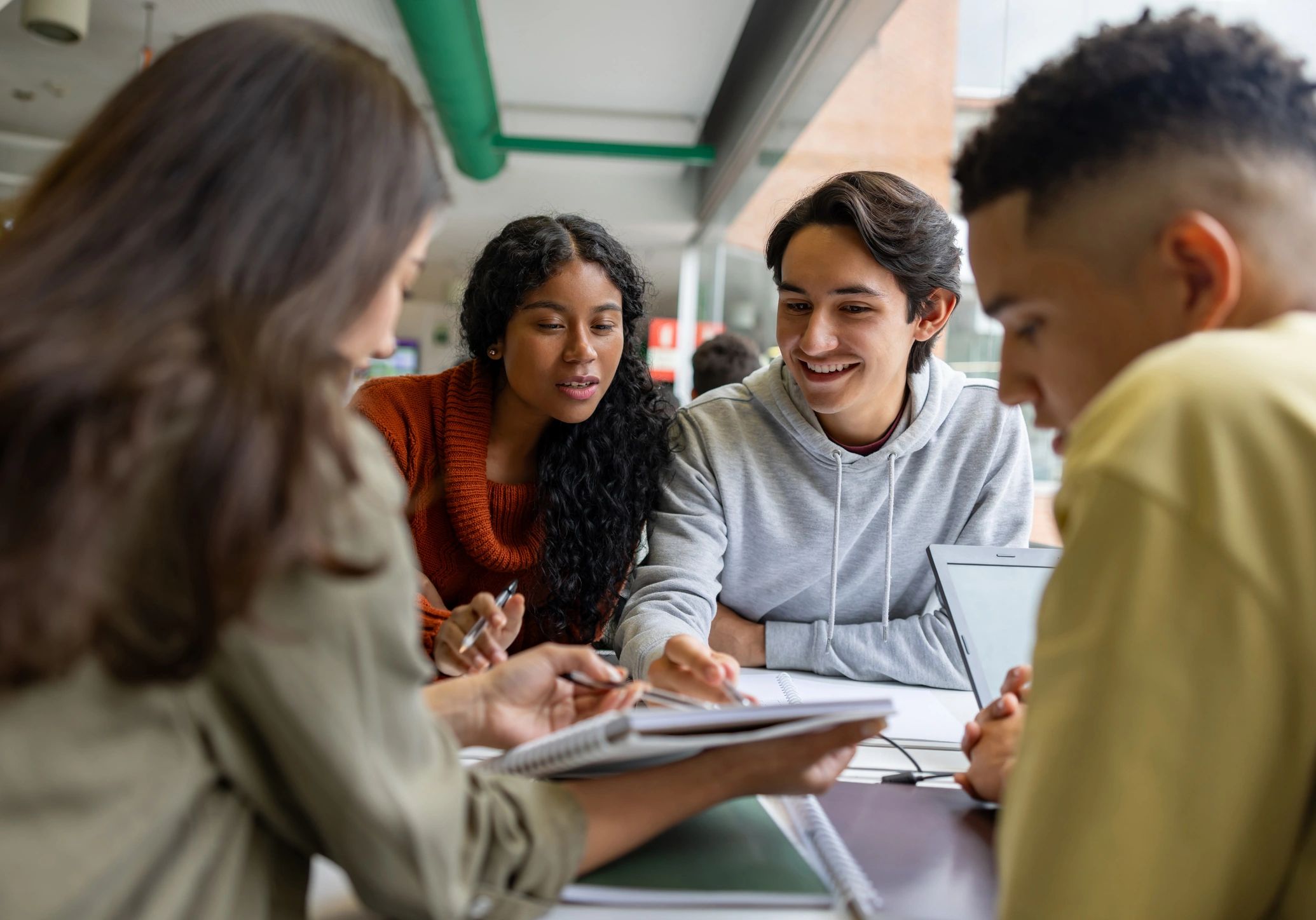 diverse students learning